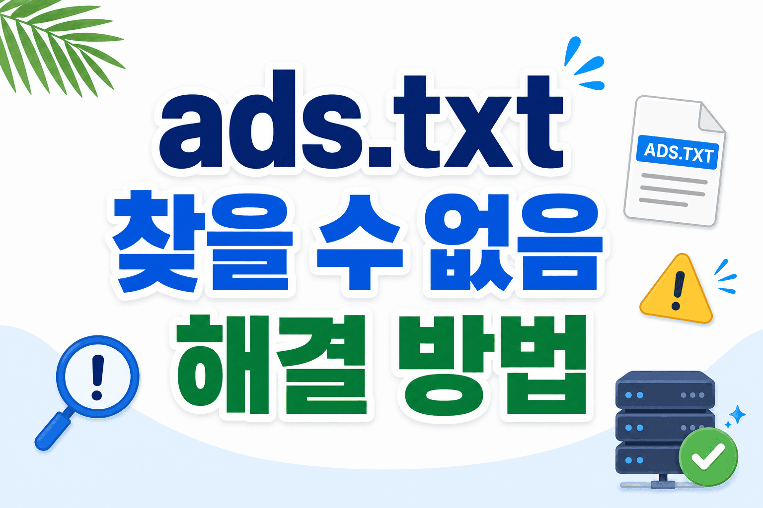 애드센스 ads.txt 찾을 수 없음 해결 방법