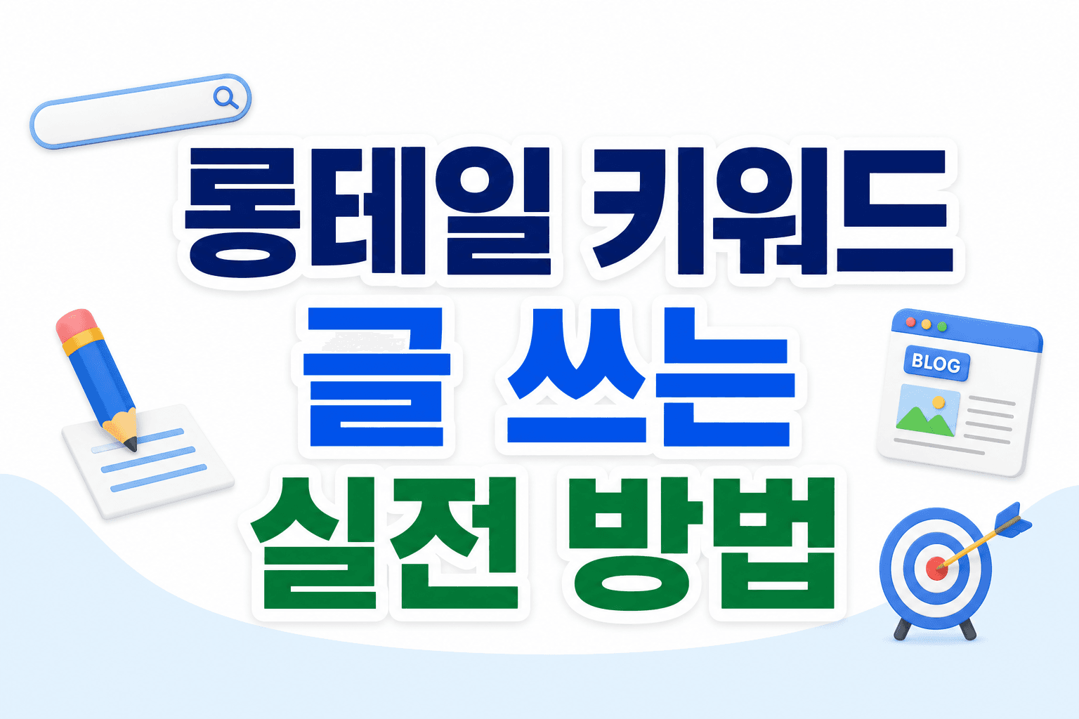 롱테일 키워드 글 쓰는 실전 방법