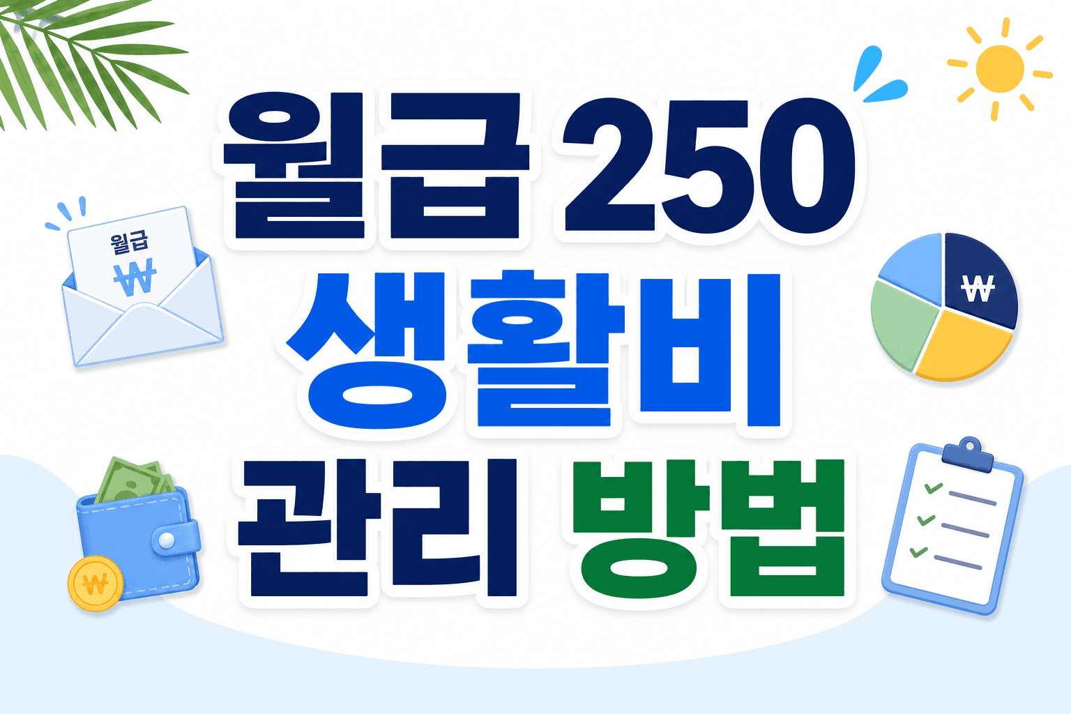 월급 250 생활비 관리 방법