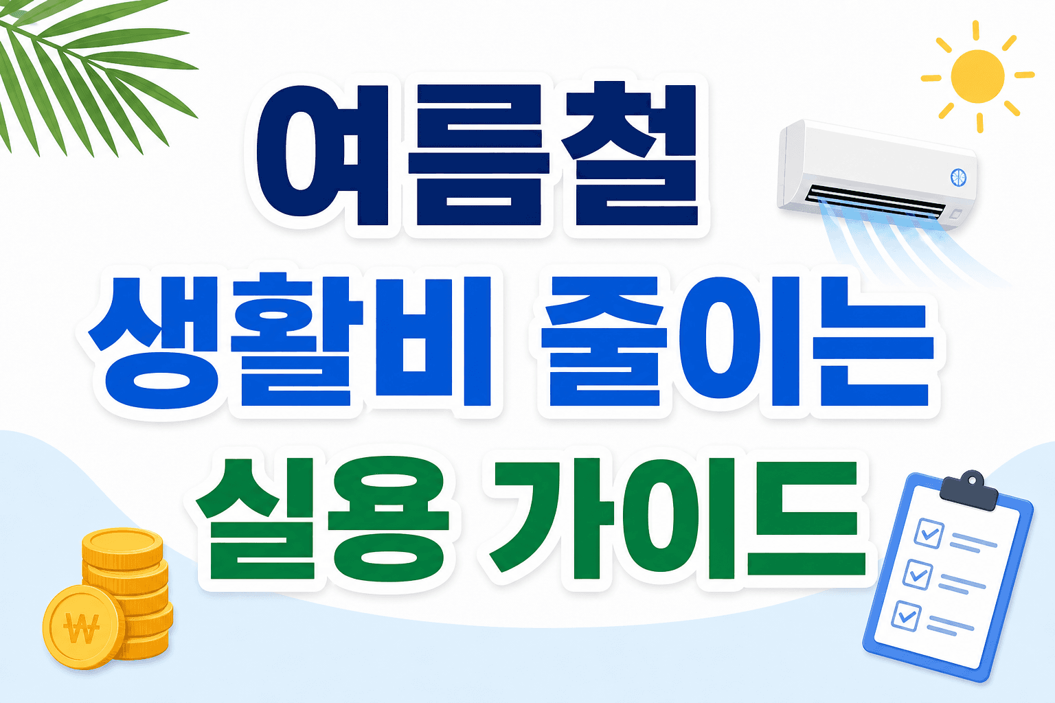 여름철 생활비 줄이는 실용 가이드